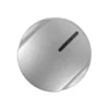 Silver Gas Hob Control Knob
