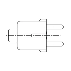 Power Cable, 3x0.75 L=1100mm