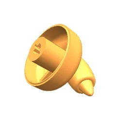 Brown Hob Control Knob