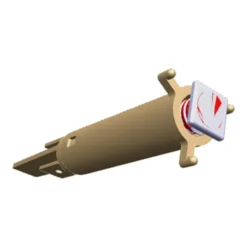 Indicating Glass,rectangular,yellow