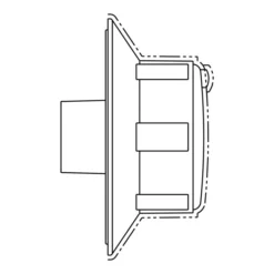 Control Knob, Top Oven, White