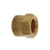 Nut,connector,brass Nickel,M7x0,75